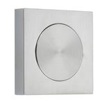 20295 - Blank Rose - Square - Brushed Chrome