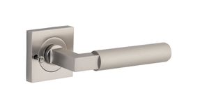 0429KIBPRIV60 - Brunswick Lever - Square Rose Privacy Kit (Inbuilt Privacy) - Satin Nickel - Privacy