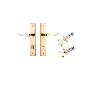 Stirling Lever - Stepped Backplate Privacy Kit with Privacy Turn