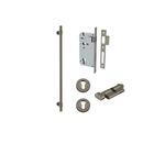 16948KENTR60KT - Helsinki Pull Handle - 600mm Entrance Kit with Separate High Security Lock - Graphite PVD - Entrance