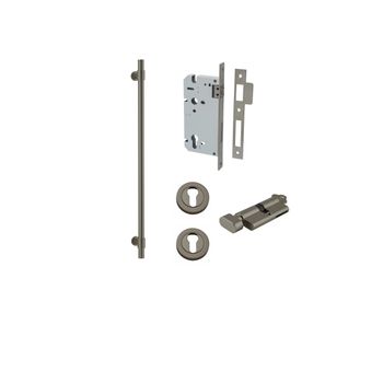 Helsinki Pull Handle - 600mm Entrance Kit with Separate High Security Lock