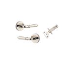 9208KIBPRIV60 - Sarlat Lever - Round Rose (Inbuilt Privacy) - Polished Nickel - Privacy
