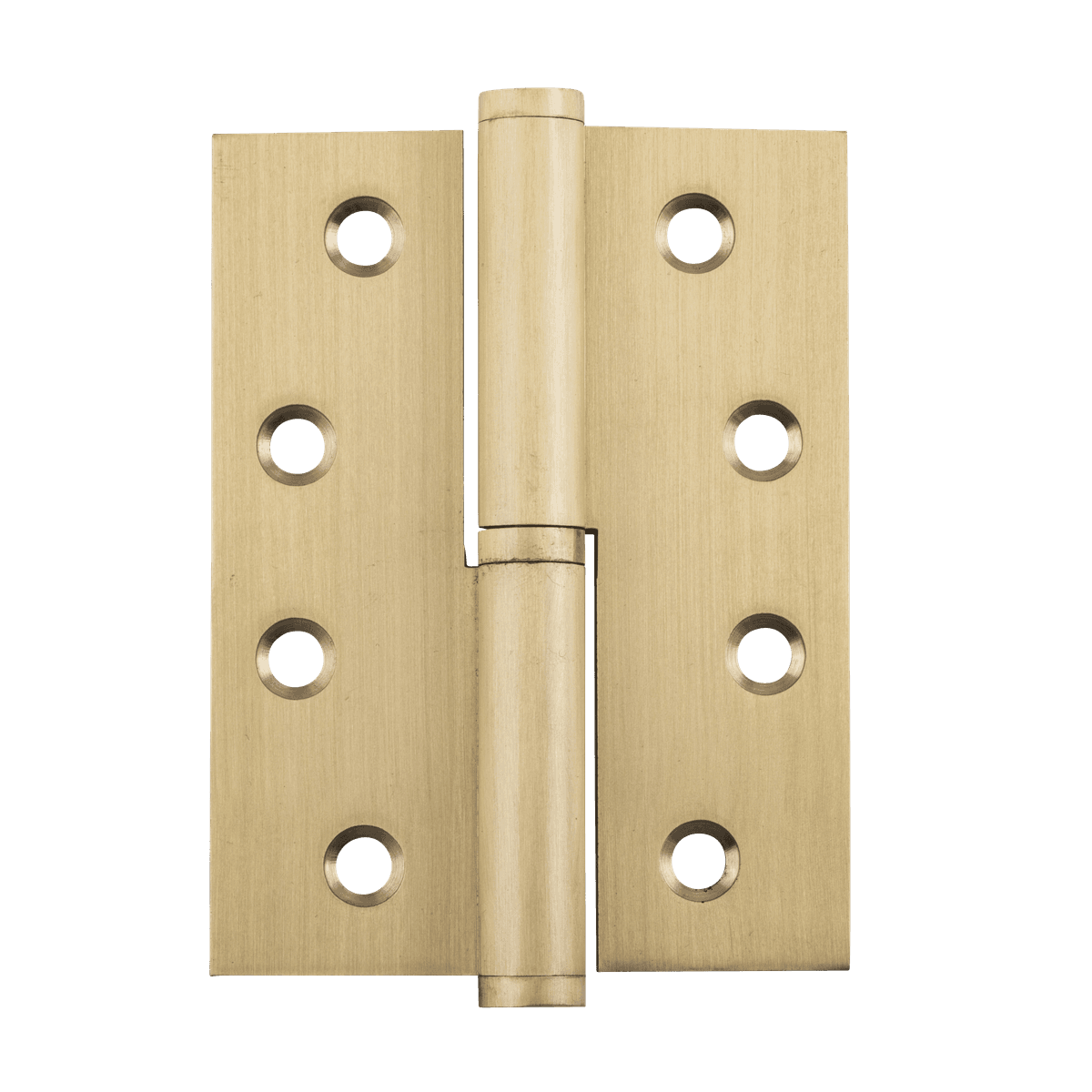 2845 - Lift Off Hinge - RH H100xW75mm - Brushed Brass