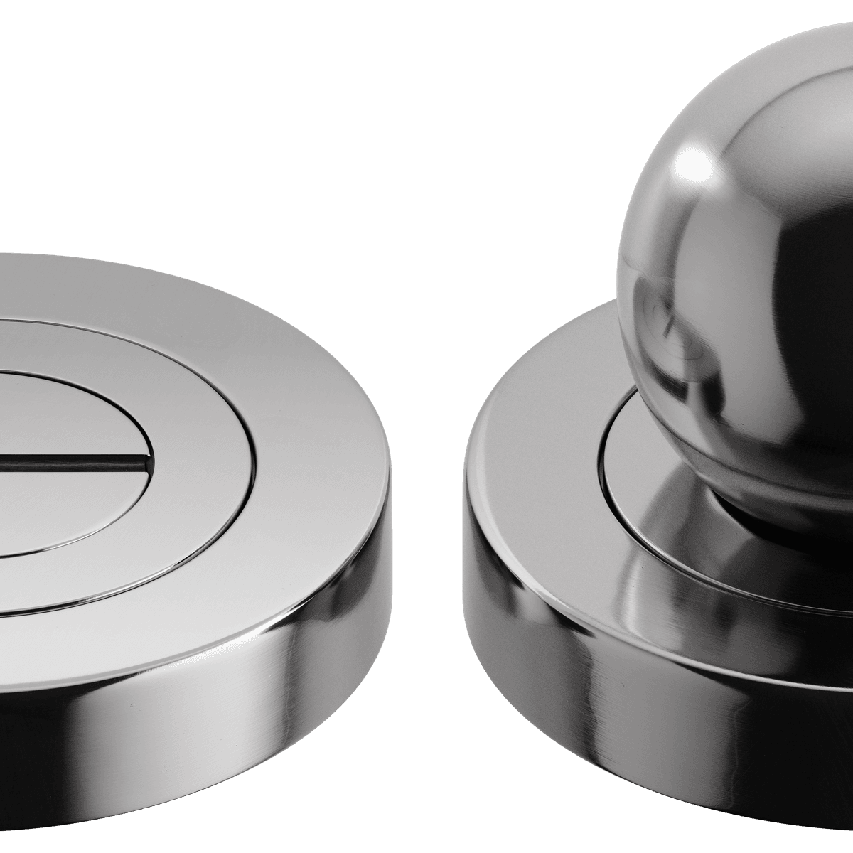 24144 - Puerto Privacy Turn - Round - Polished Chrome