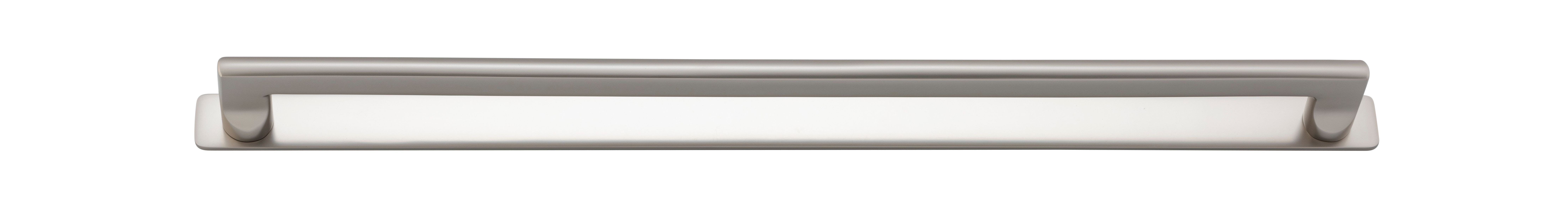20929B - Baltimore Cabinet Pull with Backplate - CTC450mm - Satin Nickel
