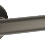 24001KIBPRIV60 - Puerto Lever - Round Rose (Inbuilt Privacy) - Graphite PVD - Privacy