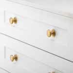 0578 - Sarlat Cupboard Knob - P27xD32mm - Brushed Brass