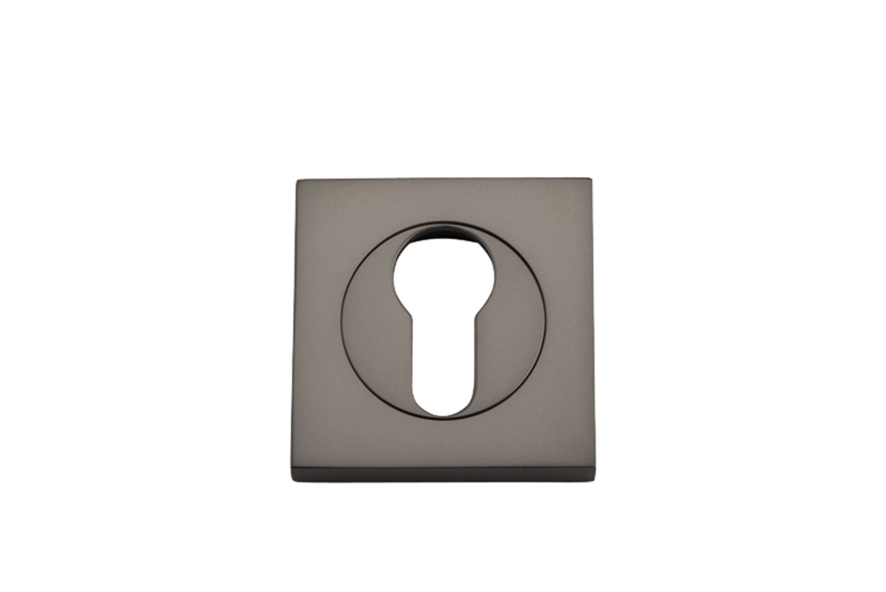 17317 - Euro Escutcheons -  Square - Graphite PVD