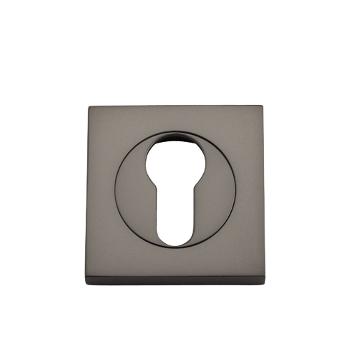 17317 - Euro Escutcheons -  Square - Graphite PVD