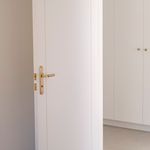 15266 - Berlin Lever - Oval Backplate - Brushed Brass - Passage