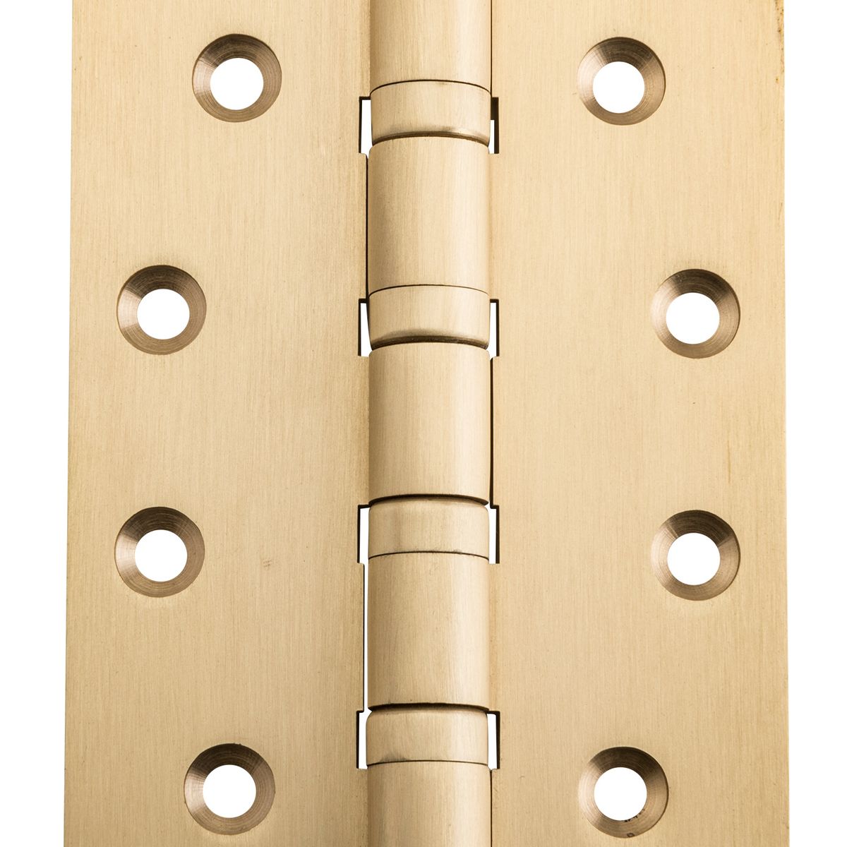 2813 - Ball Bearing Hinge - H100xW75mm - Brushed Brass