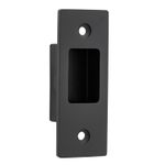 20423 - Sliding Door Edge Pull Rectangular - Matt Black