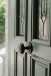 9403 - Sarlat Centre Door Knob - Matt Black