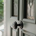 9403 - Sarlat Centre Door Knob - Matt Black