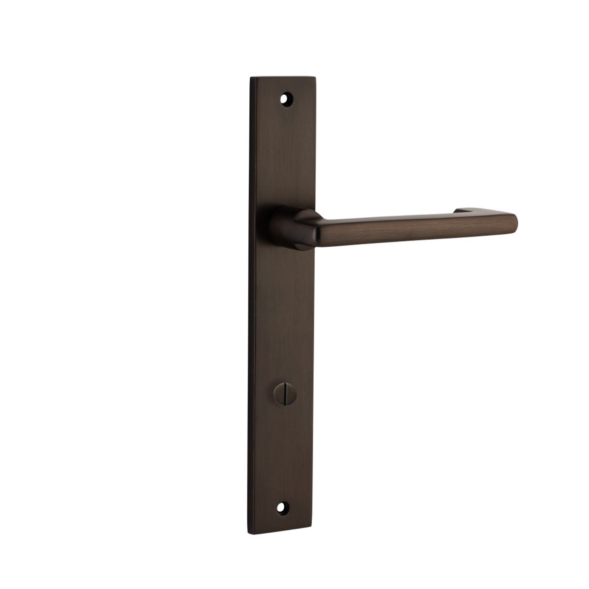 10848P85 - Baltimore Return Lever - Rectangular Backplate - Signature Brass - Privacy