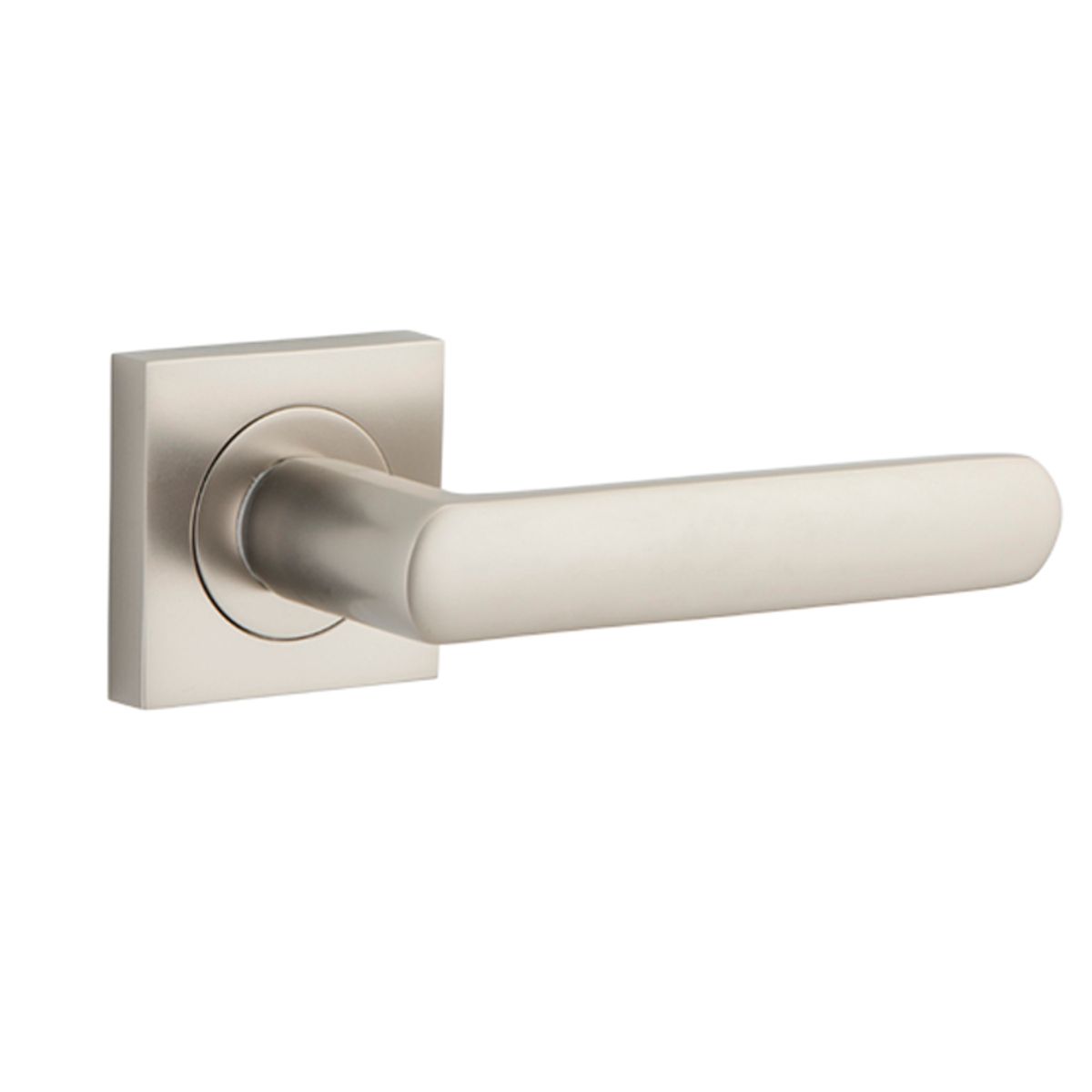 21189 - Osaka Lever - Square Rose - Satin Nickel - Passage