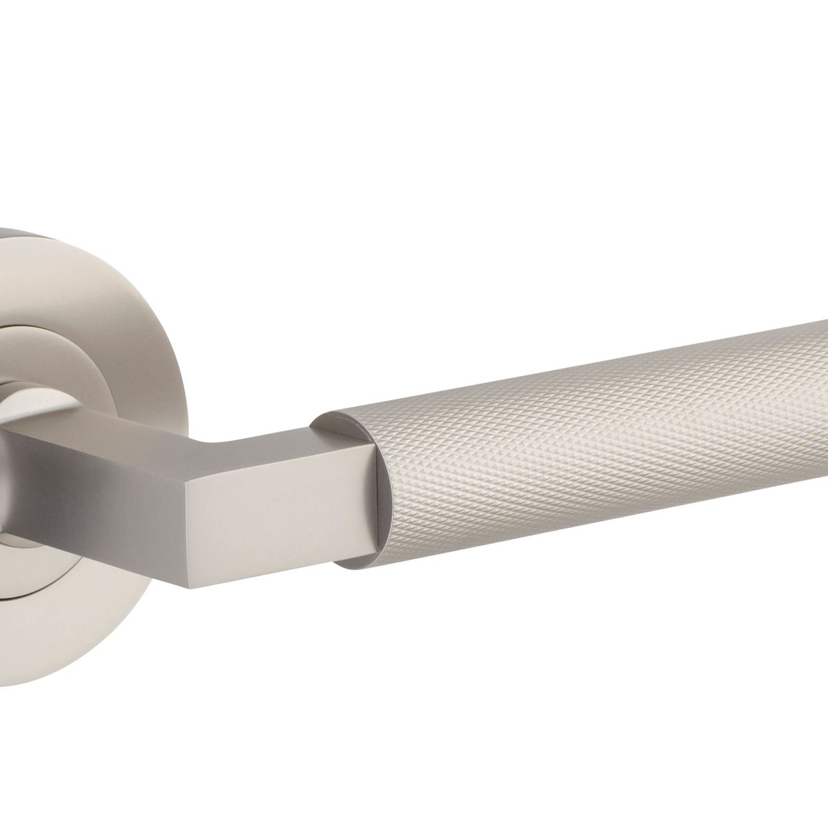 0359KIBPRIV60 - Brunswick Lever - Round Rose Privacy Kit (Inbuilt Privacy) - Satin Nickel - Privacy