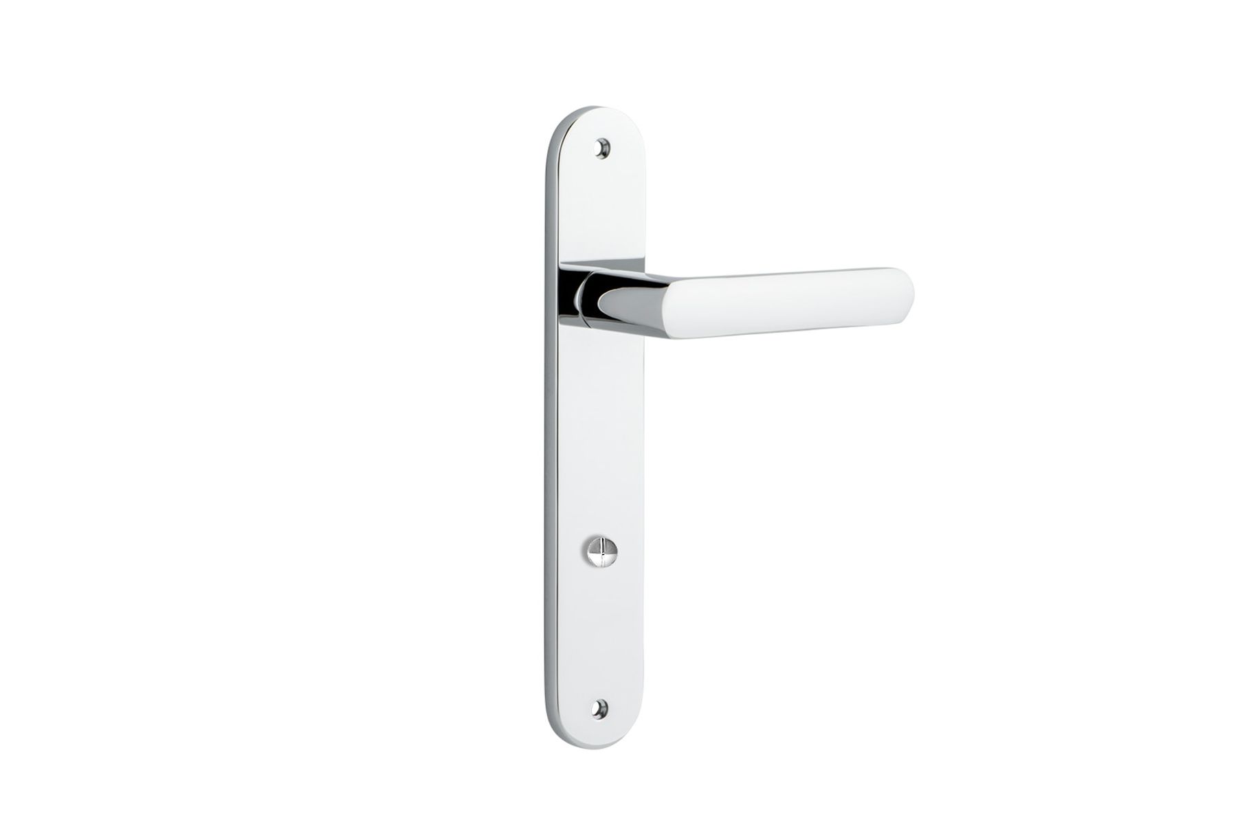 11864P85 - Osaka Lever - Oval Backplate - Polished Chrome - Privacy