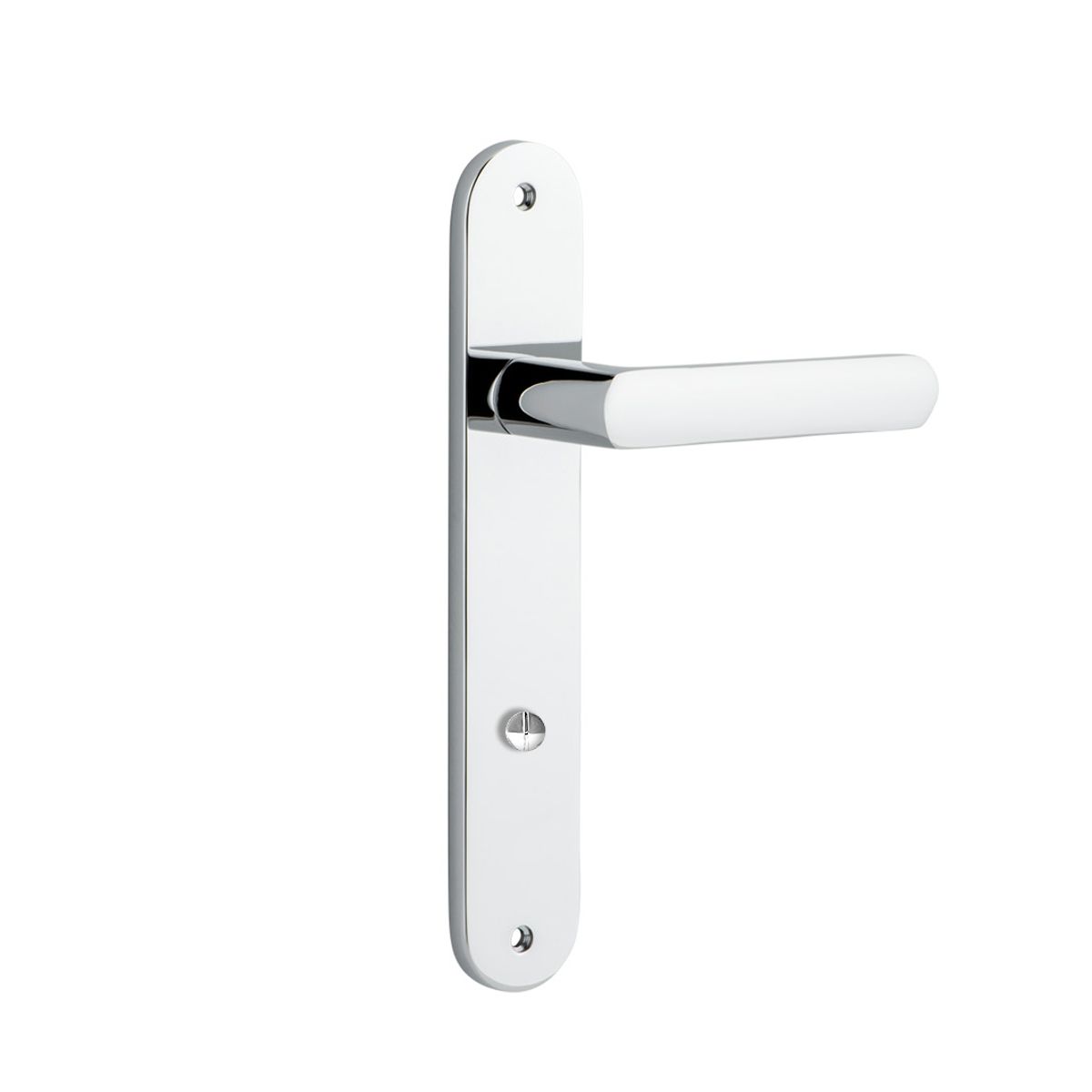 11864P85 - Osaka Lever - Oval Backplate - Polished Chrome - Privacy
