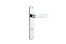 11864P85 - Osaka Lever - Oval Backplate - Polished Chrome - Privacy
