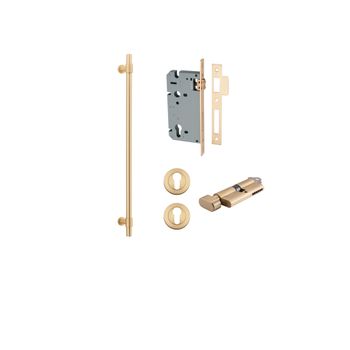 Helsinki Pull Handle - 600mm Entrance Kit with Separate High Security Lock