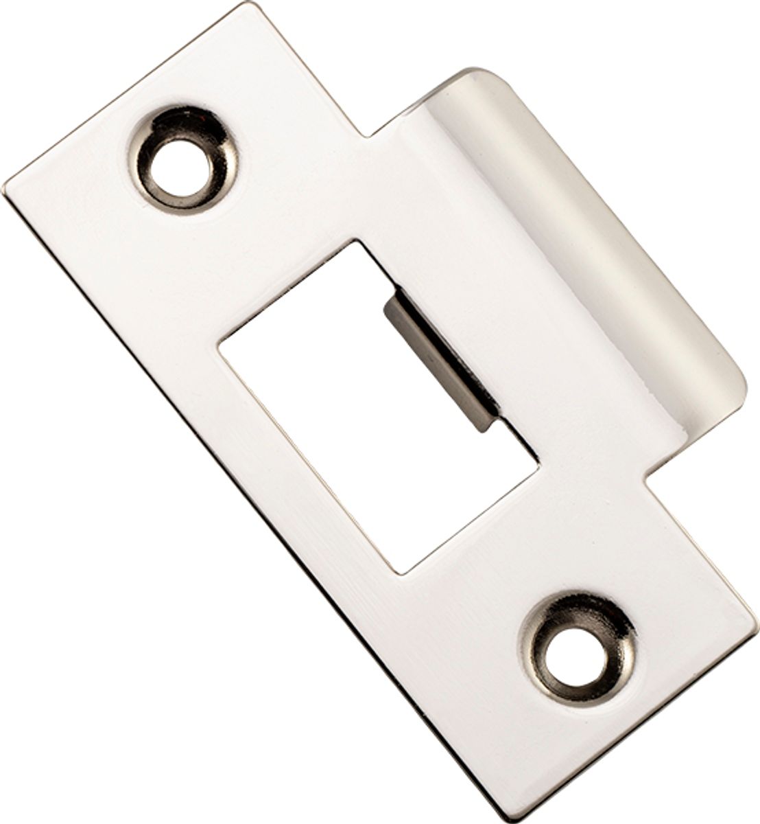 20498 - Metal Door Tube Latch Striker - Polished Nickel