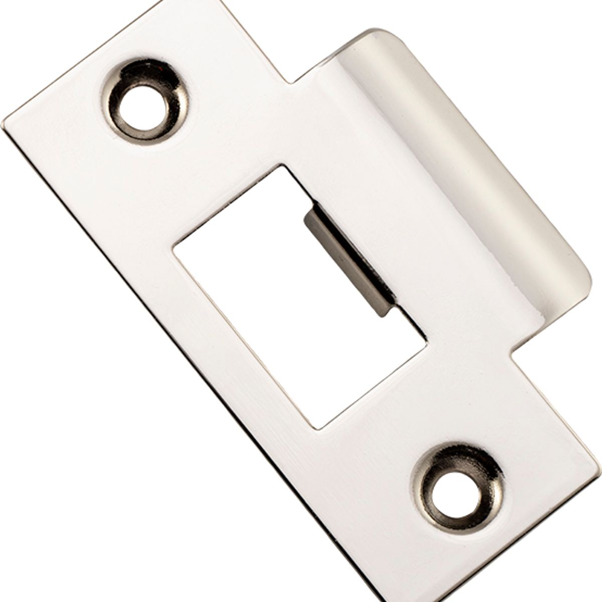 20498 - Metal Door Tube Latch Striker - Polished Nickel