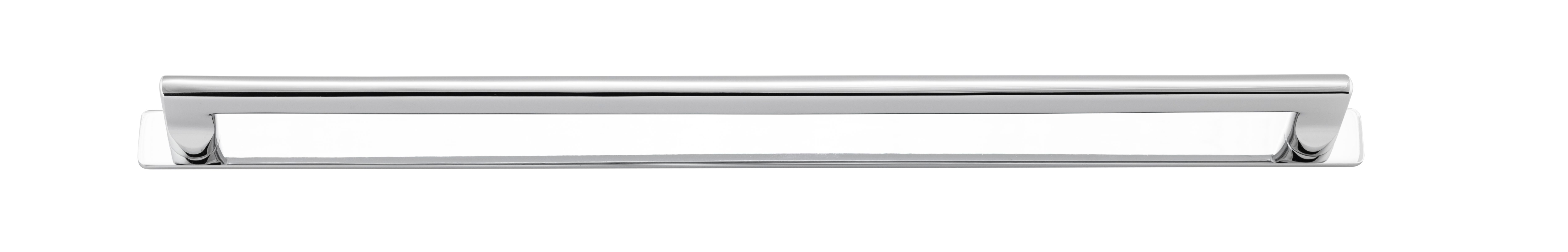 20924B - Baltimore Cabinet Pull with Backplate - CTC450mm - Polished Chrome