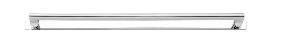20924B - Baltimore Cabinet Pull with Backplate - CTC450mm - Polished Chrome