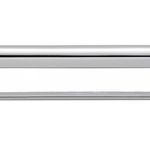 20924B - Baltimore Cabinet Pull with Backplate - CTC450mm - Polished Chrome
