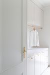 15250 - Berlin Lever - Rectangular Backplate - Brushed Brass - Passage