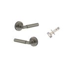 16872KIBPRIV60 - Berlin Lever - Round Rose Privacy Kit (Inbuilt Privacy) - Graphite PVD - Privacy