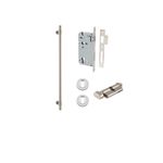 20721KENTR60KT - Helsinki Pull Handle - 600mm Entrance Kit with Separate High Security Lock - Satin Nickel - Entrance