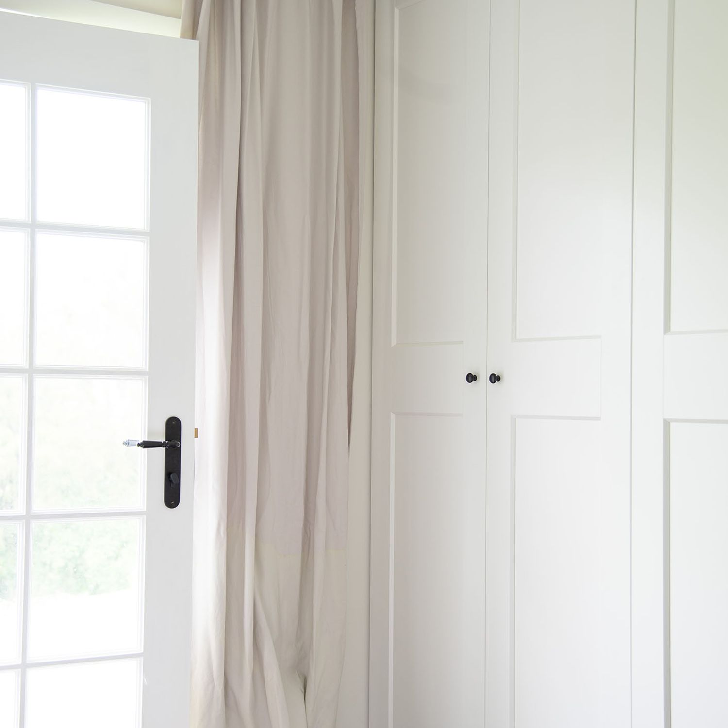 12224KPASS60 - Sarlat Lever - Oval Backplate Passage Kit - Brushed Chrome - Passage