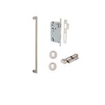 21309KENTR60KT - Baltimore Pull Handle - 600mm Entrance Kit with Separate High Security Lock - Satin Nickel - Entrance