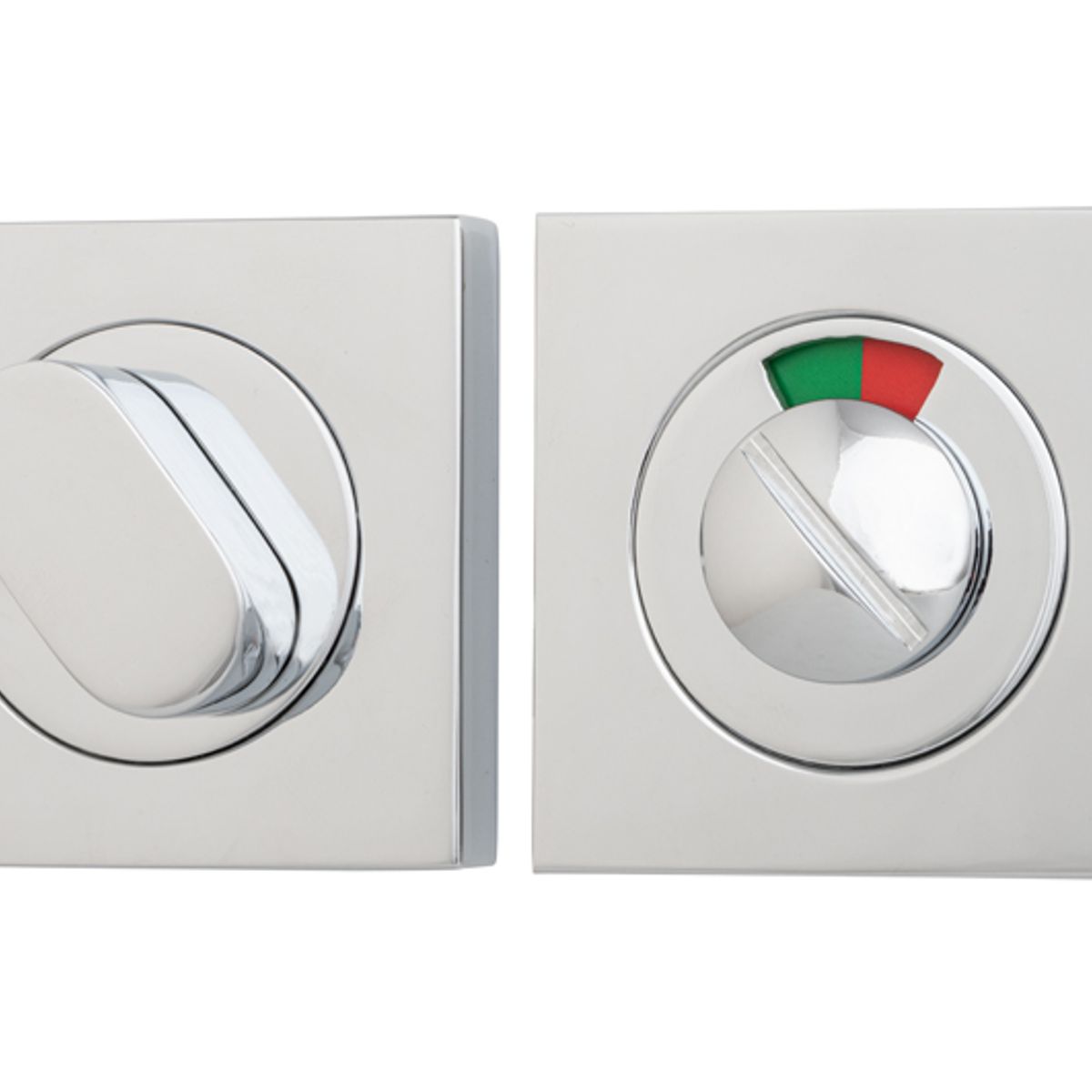20114 - Privacy Turn With Indicator - Square - Polished Chrome