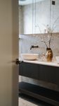 20621 - Helsinki Lever - Round Rose - Signature Brass - Passage
