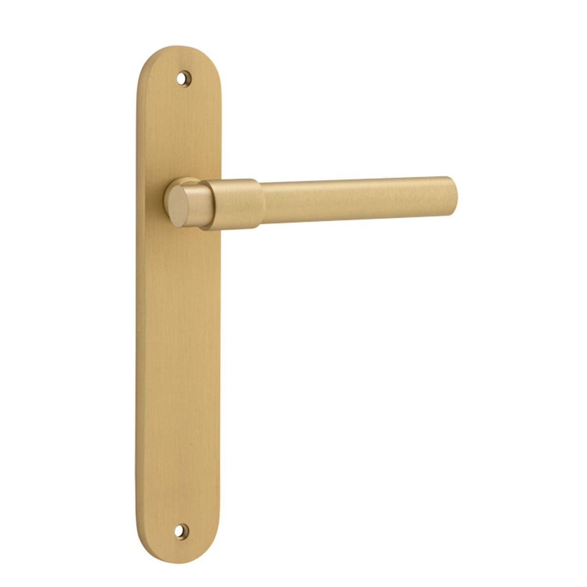 16400 - Helsinki Lever - Oval Backplate - Brushed Gold PVD - Passage