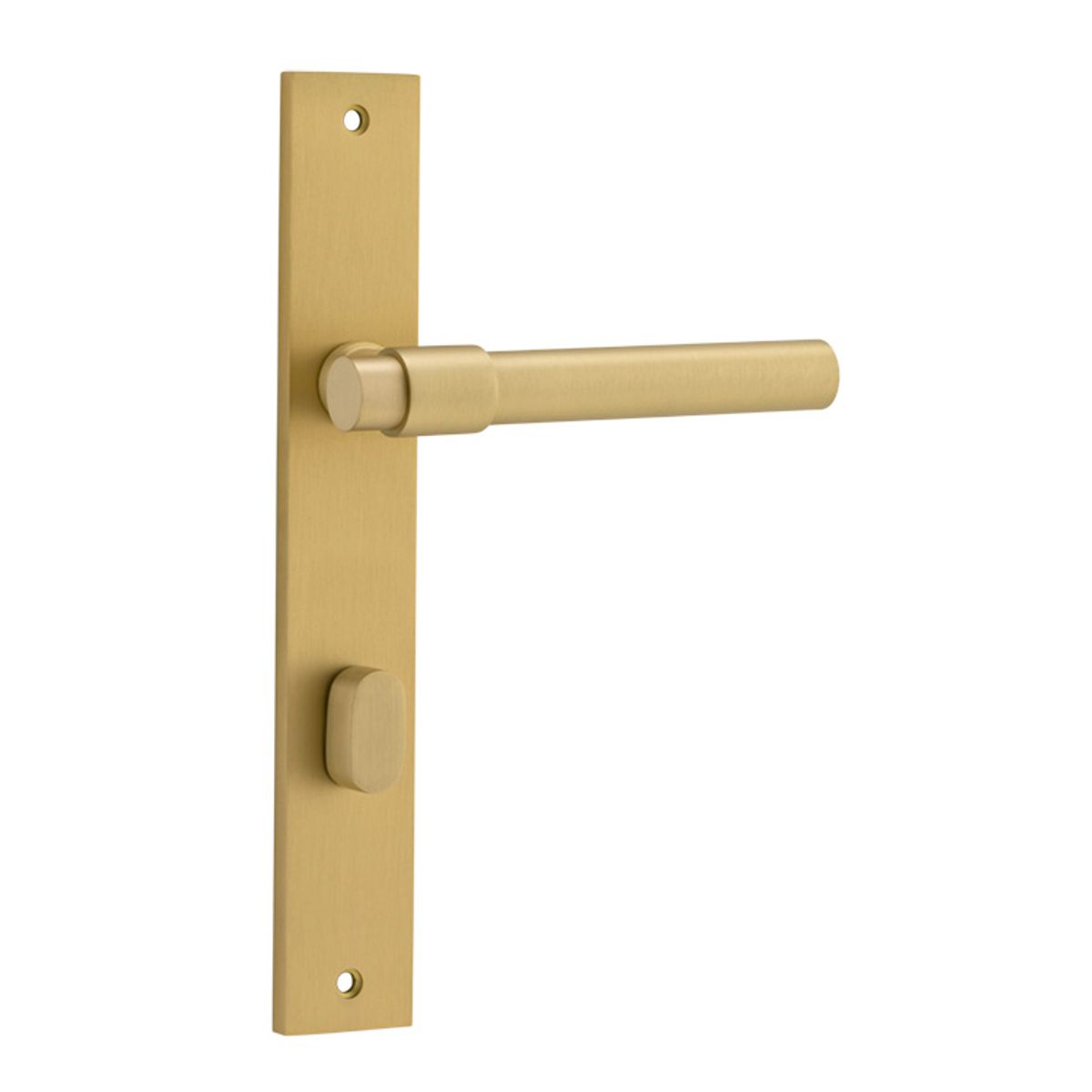 16396P85 - Helsinki Lever - Rectangular Backplate - Brushed Gold PVD - Privacy