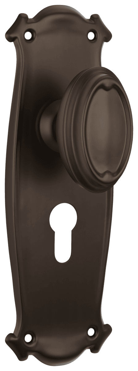 Bungalow Door Knob - Long Backplate