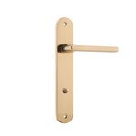 10226P85 - Baltimore Lever - Oval Backplate - Polished Brass - Privacy