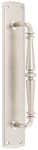 9349 - Sarlat Pull Handle on Backplate - Satin Nickel