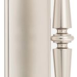 9349 - Sarlat Pull Handle on Backplate - Satin Nickel