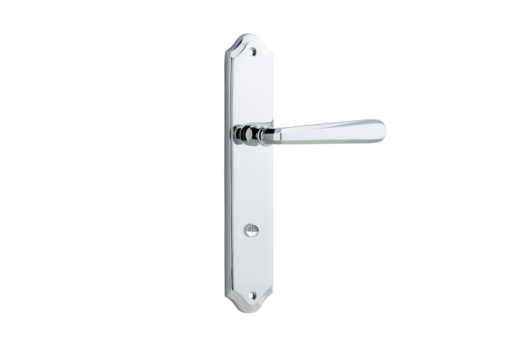 11874P85 - Copenhagen Lever - Shouldered Backplate - Polished Chrome - Privacy