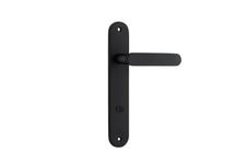 12764P85 - Bronte Lever - Oval Backplate - Matt Black - Privacy