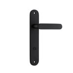 12764P85 - Bronte Lever - Oval Backplate - Matt Black - Privacy