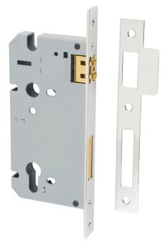 85mm Euro Roller Mortice Lock - 45mm Backset