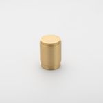 0601 - Berlin Cupboard Knob P28xD20mm - Brushed Brass