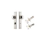 14320KPRIV60 - Paddington Knob - Rectangular Backplate Privacy Kit with Privacy Turn - Polished Nickel - Privacy