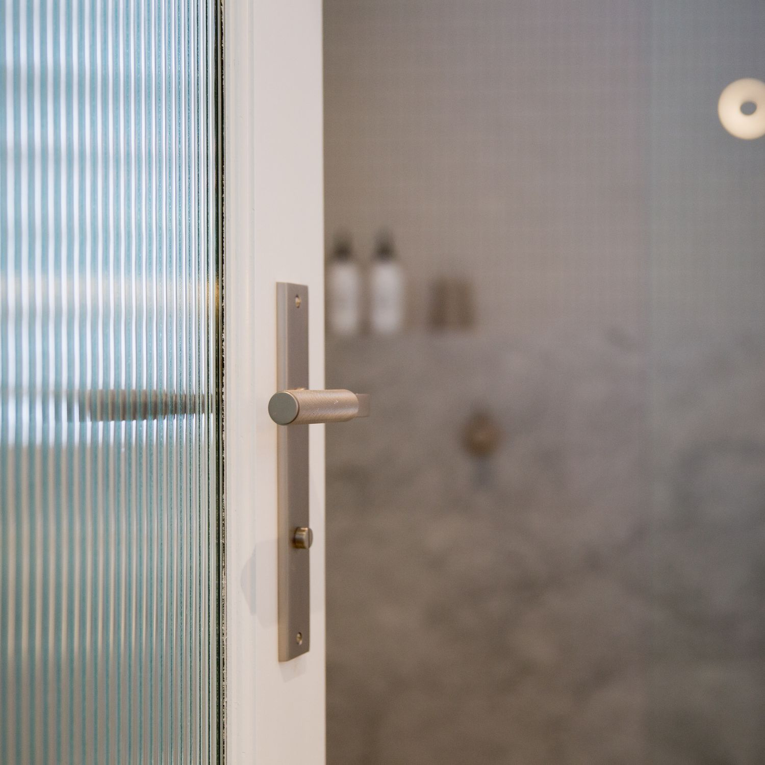 16252 - Brunswick Lever - Rectangular Backplate - Brushed Gold PVD - Passage